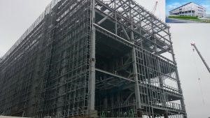 PEB Steel’s project is on the installation stage in Tokyo, Japan