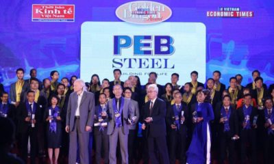 Representatives of PEB Steel and the best enterprises to receive the Golden Dragon Award 2017.